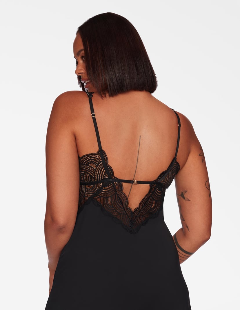 NightDress Brianna black and gold 2