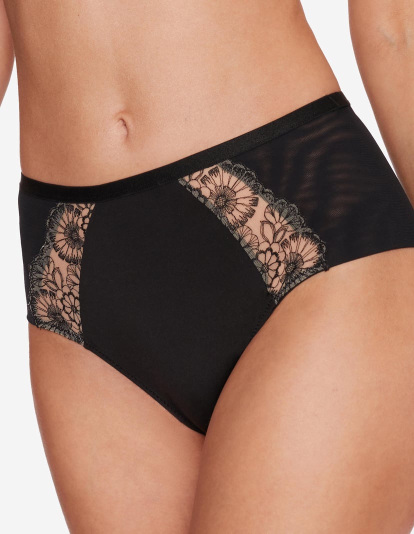 ТРУСИКИ З ВИСОКОЮ ТАЛІЄЮ Tamana Чорний 3