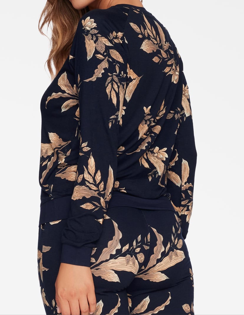 PYJAMA CORTINA Navy-Blau 4