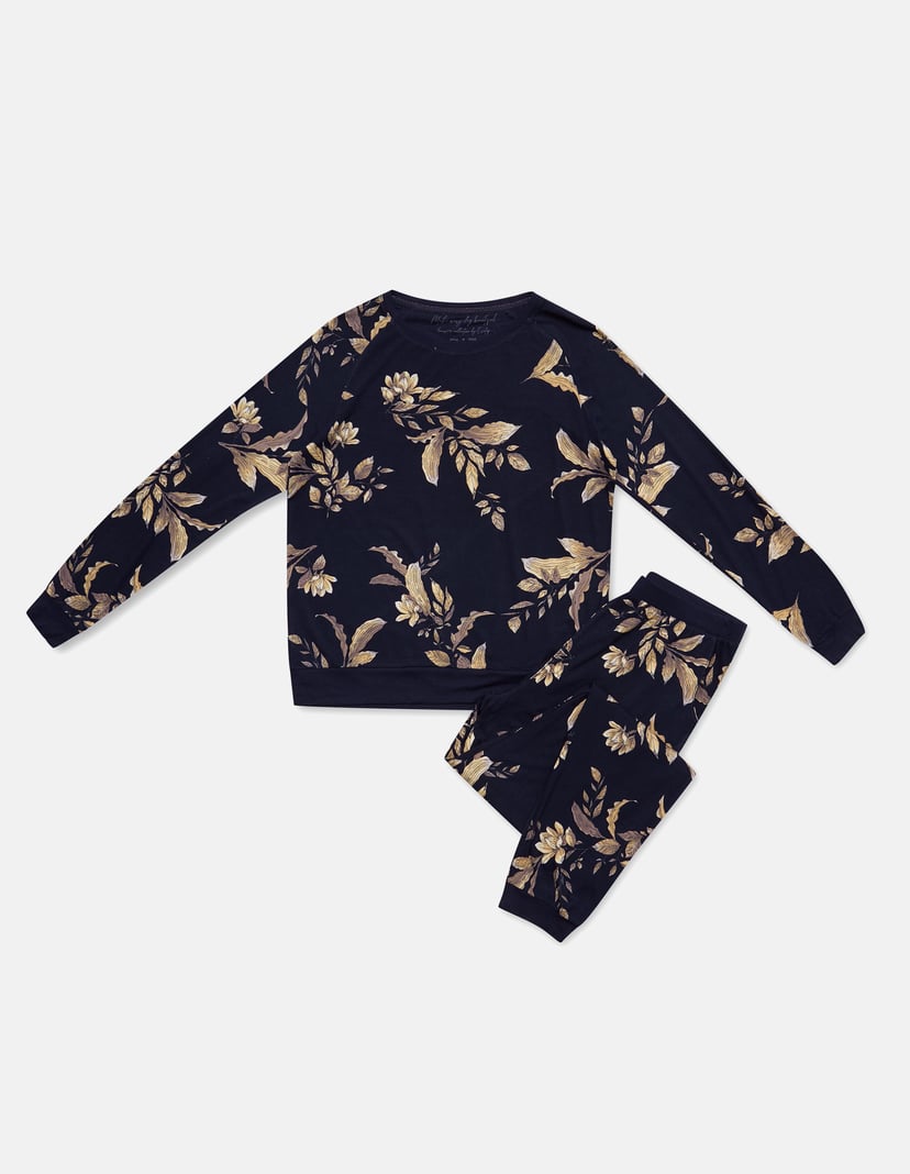 PYJAMA CORTINA Navy-Blau 5