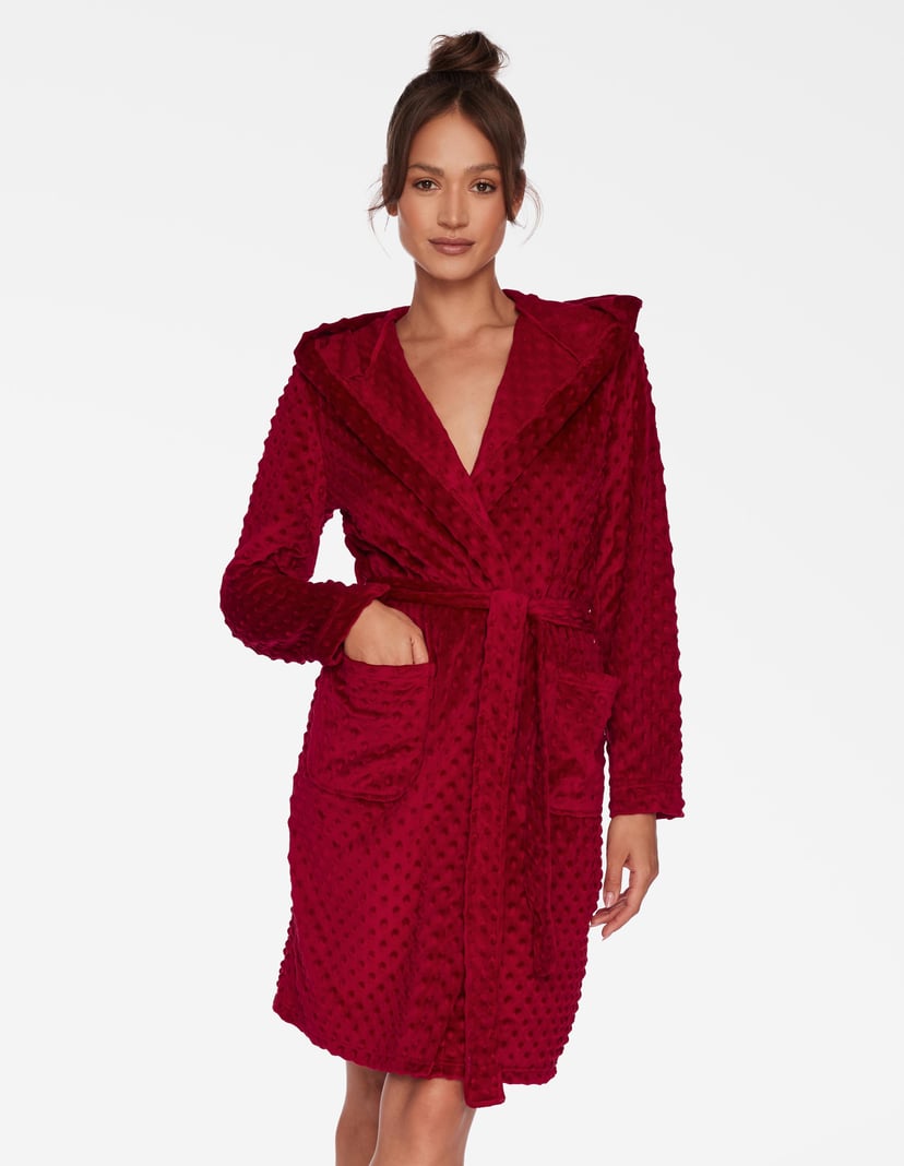 Szlafrok Beat czerwony 1