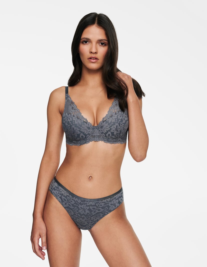 Biustonosz push-up Halsey szary 1