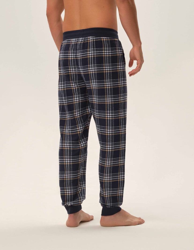Flannel pants Honor navy 4
