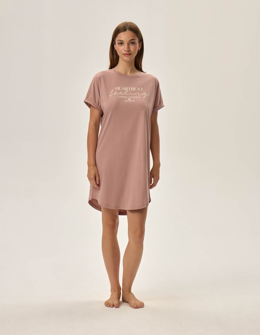 Koszula nocna Freja pink 1