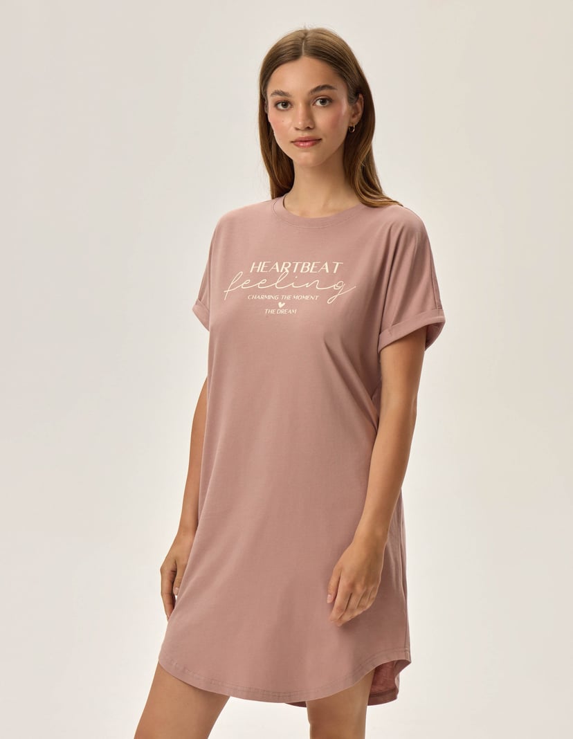 Koszula nocna Freja pink 2