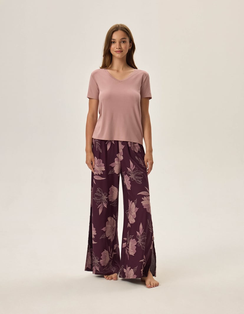 Piżama Fleur Violet 1