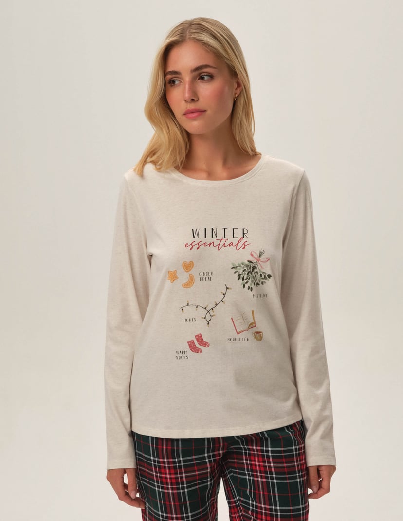Piżama Florencia Beige 2