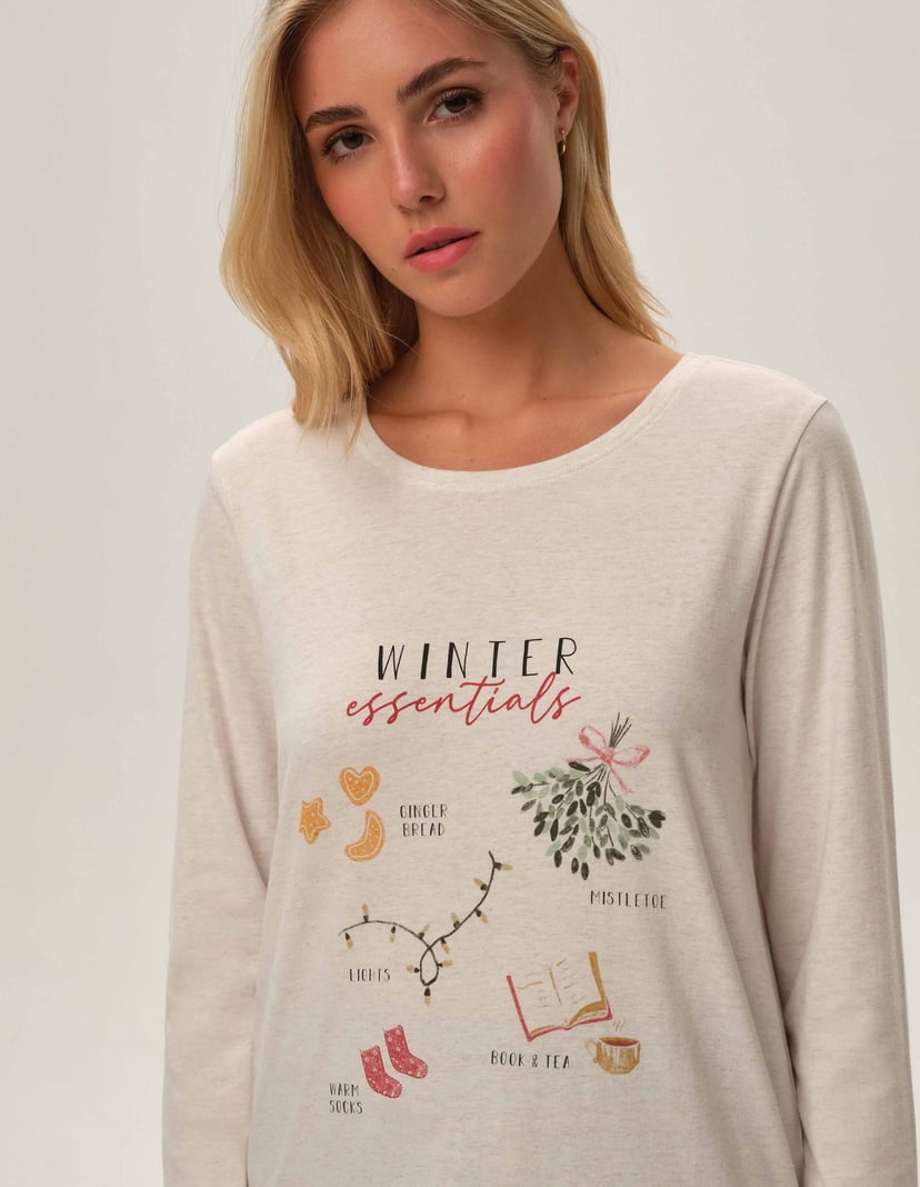 Piżama Florencia Beige 3