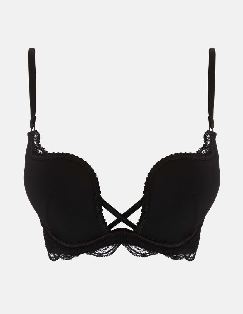 Biustonosz push-up Delis czarny 7