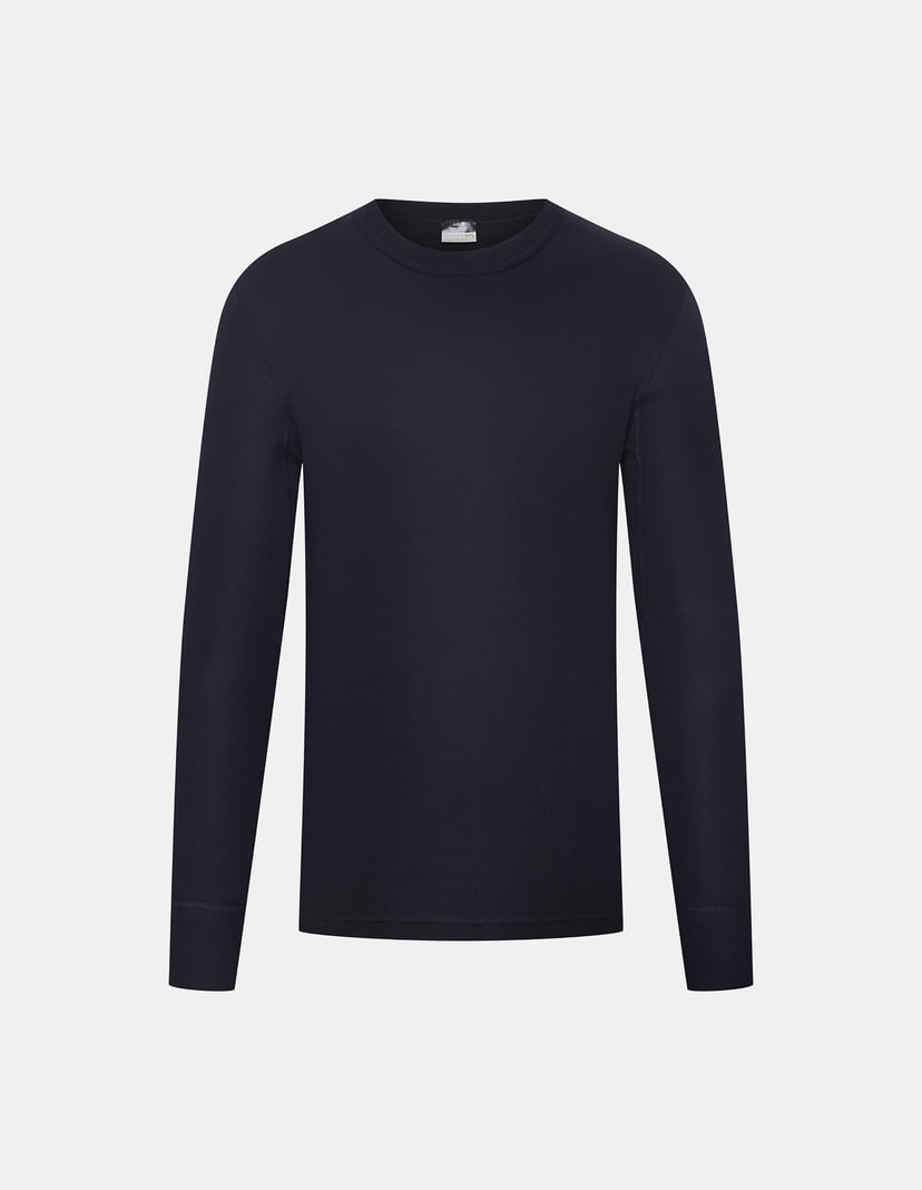 Cotton long-sleeved T-shirt Black 5