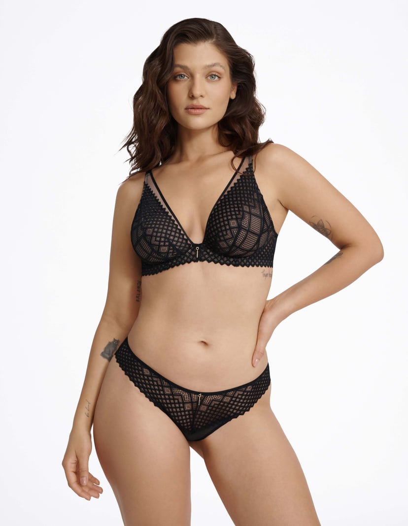 Soft bra Innocent Black 5