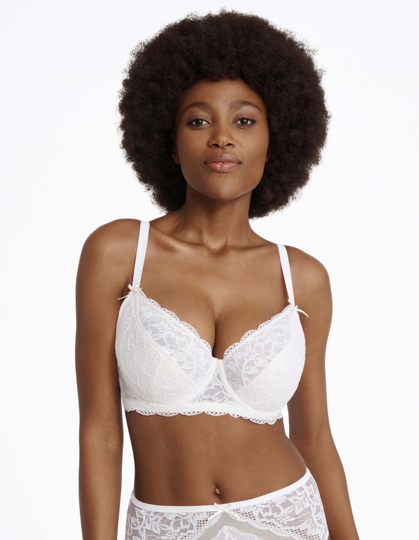 Semi-padded bra Klara cream 1