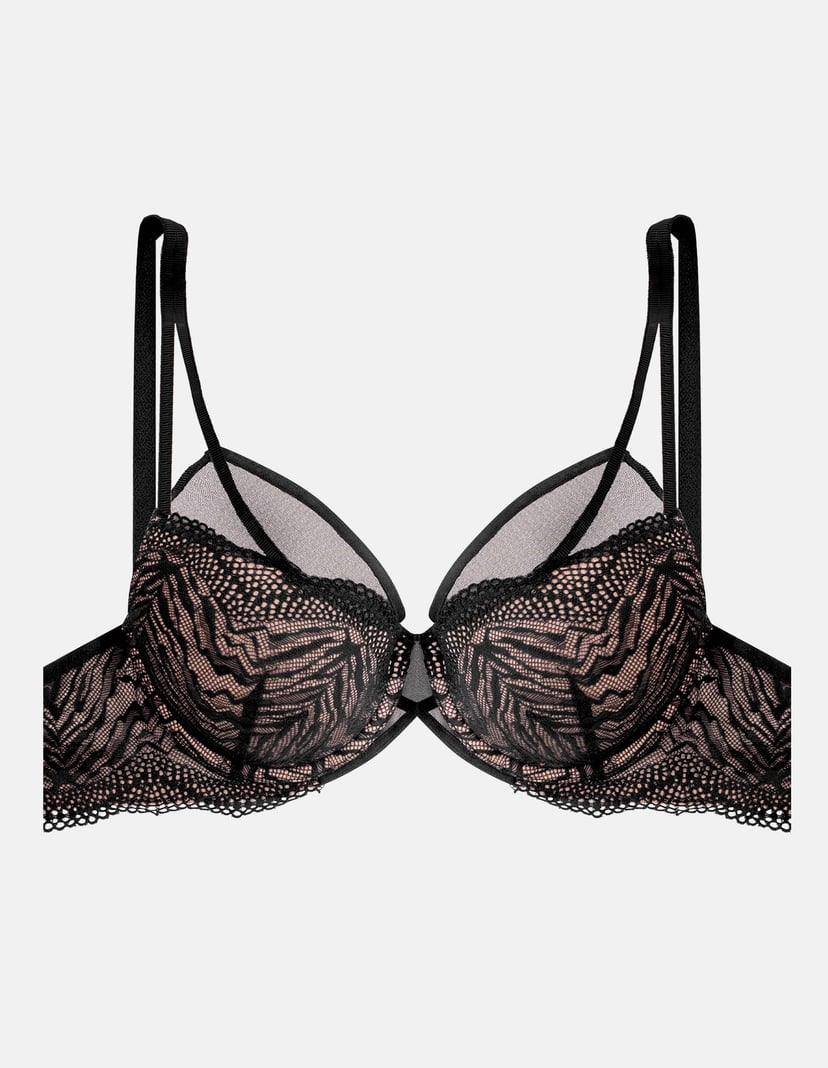 Push-up bra Ivette black and gold 6