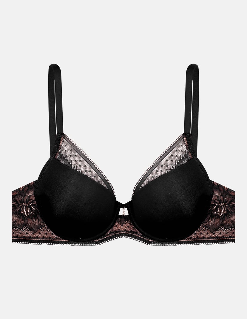 Push-up bra Izuna black and gold 6