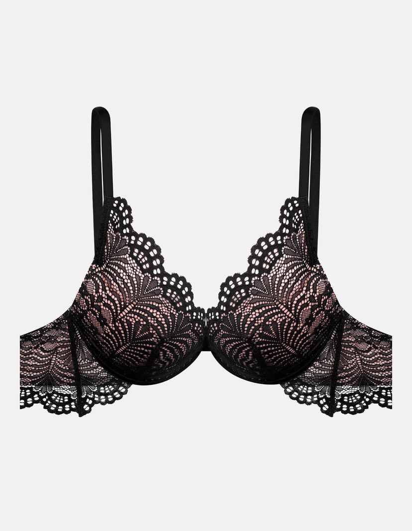 Push-up bra Kim black and gold 6