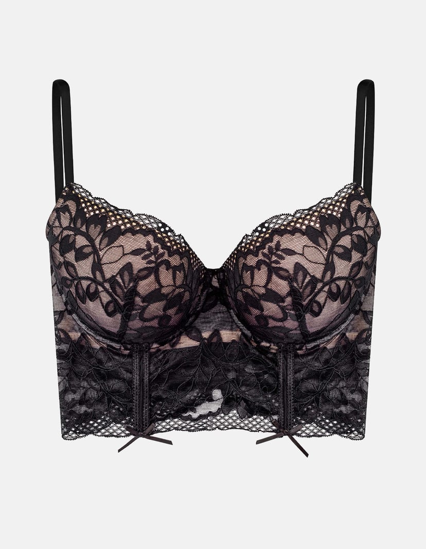 Push-up bra Klara black and gold 6
