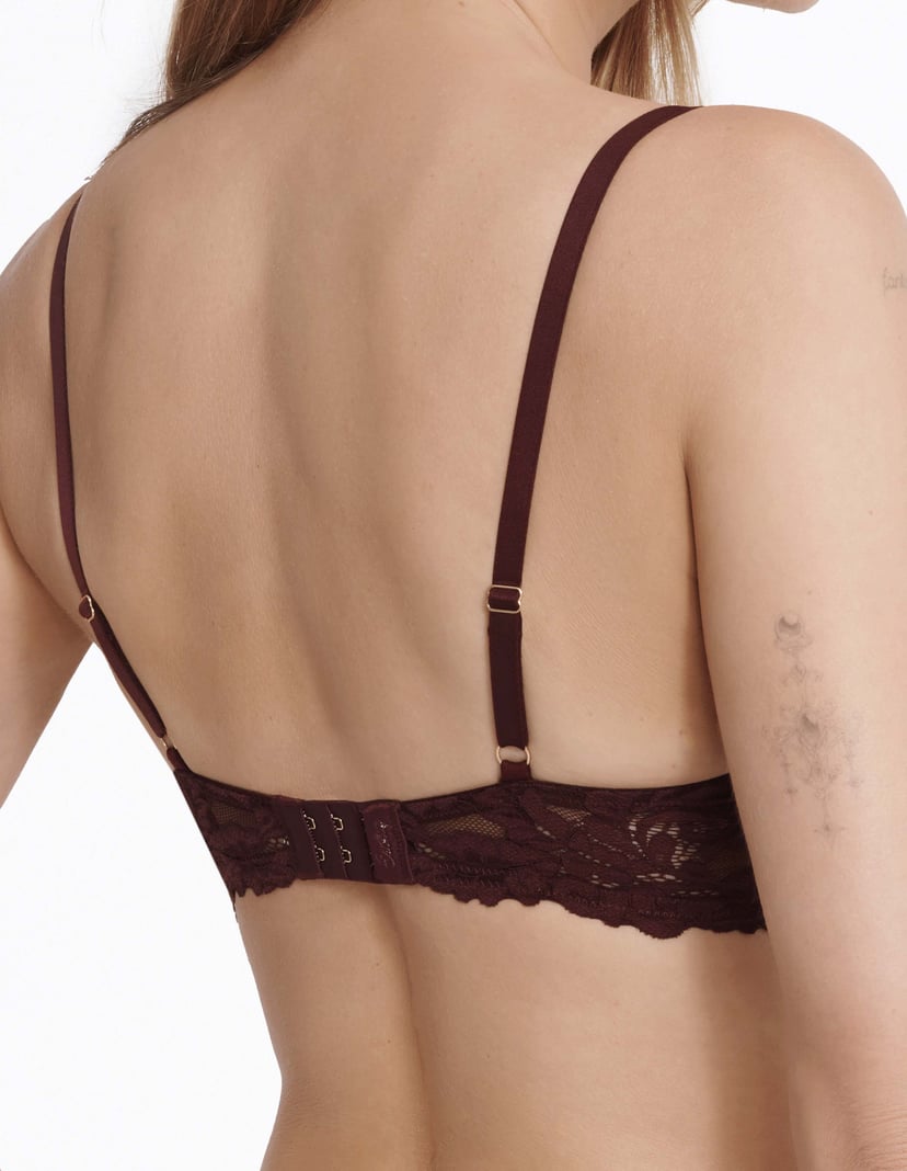 Push-up bra Lynn maroon 4