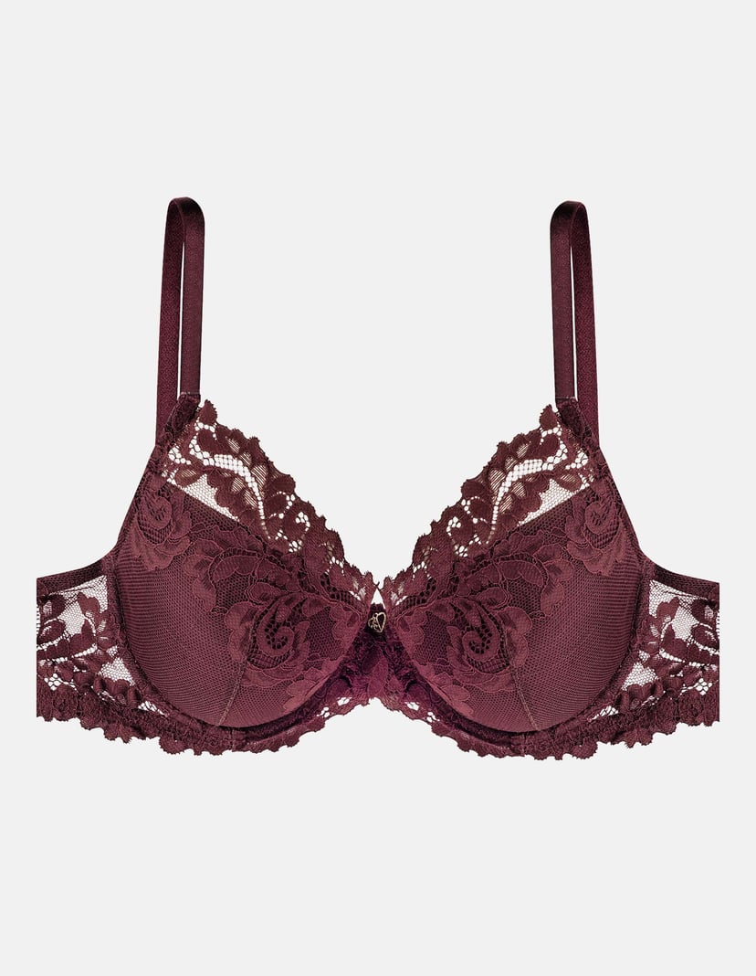 Push-up bra Lynn maroon 6