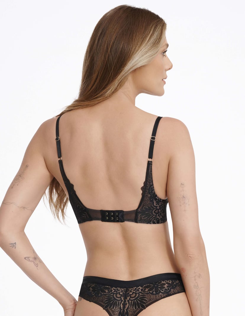 Super Push-Up BH Ilusion Schwarz 2