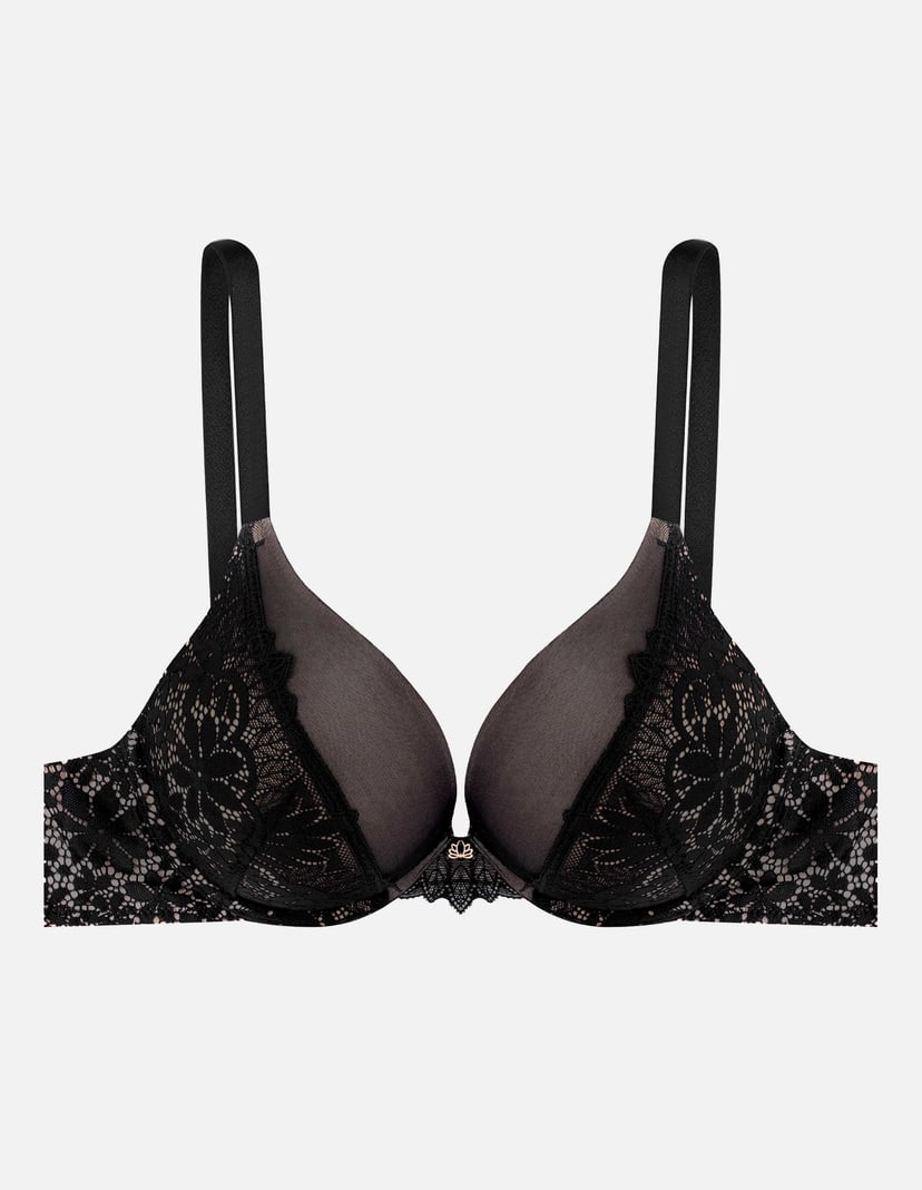 Super Push-Up BH Ilusion Schwarz 6