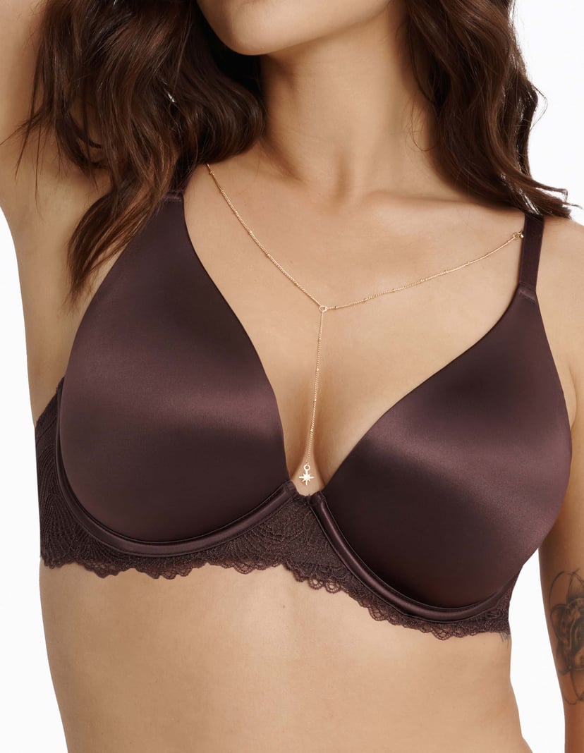 Padded bra Idalis brown 3