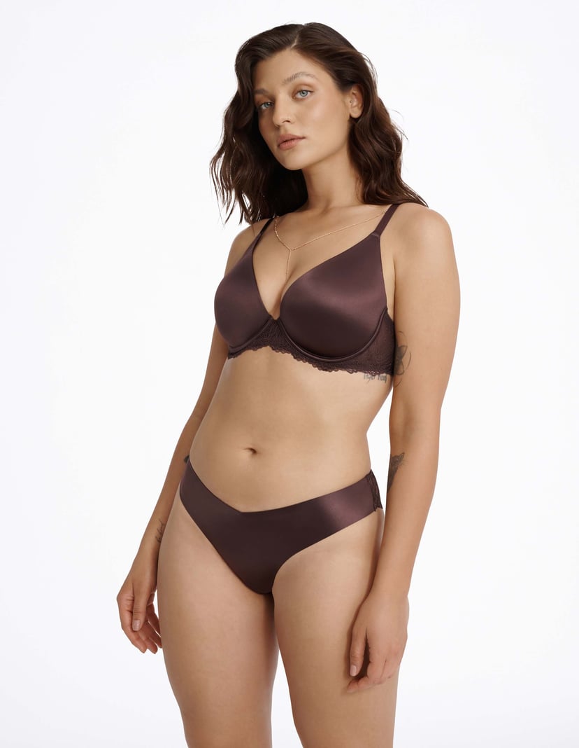 Padded bra Idalis brown 5