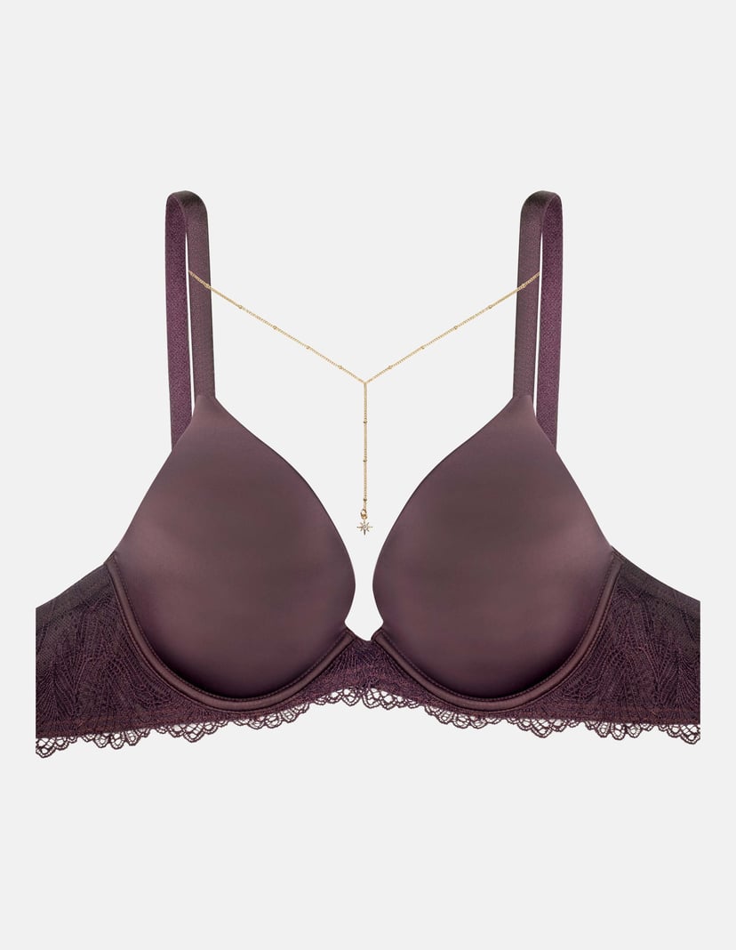 Padded bra Idalis brown 6
