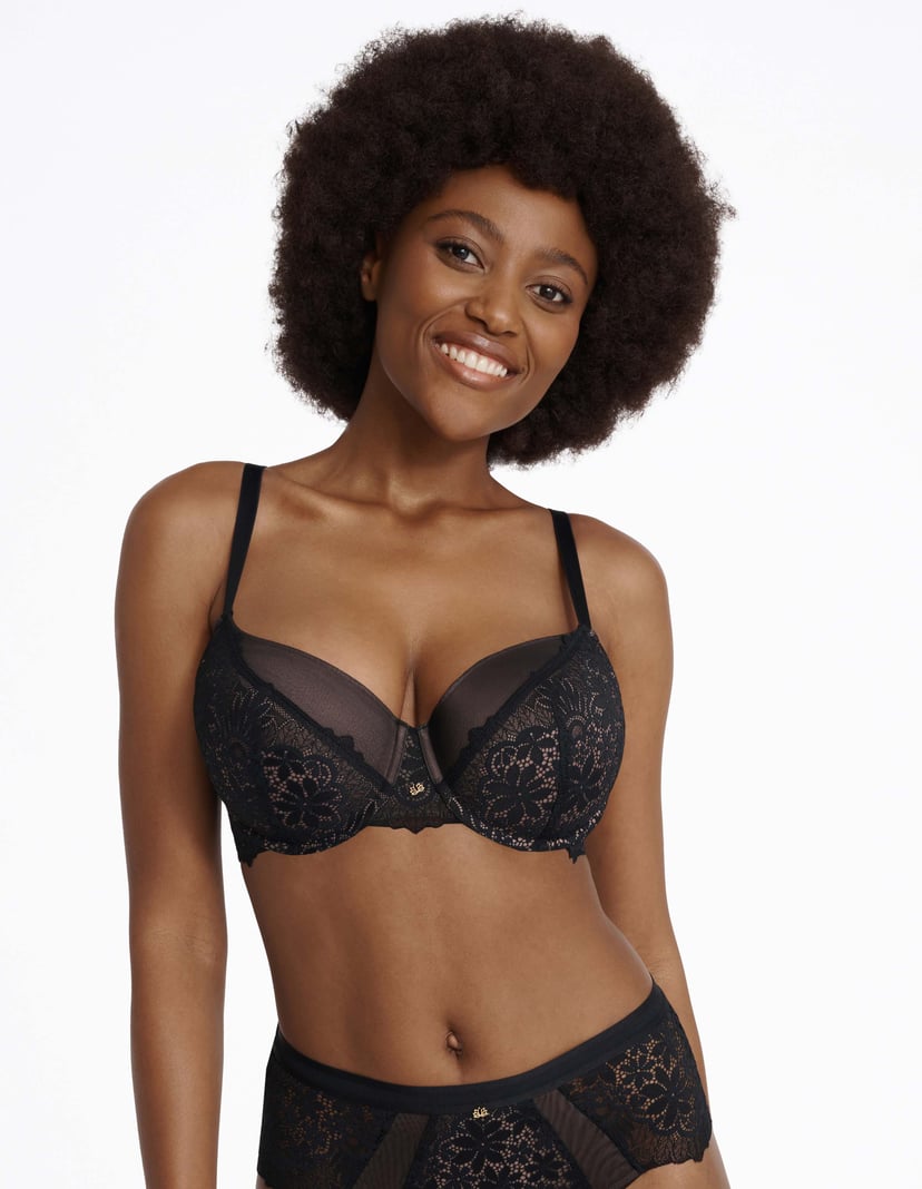 Padded bra Ilusion Black 1