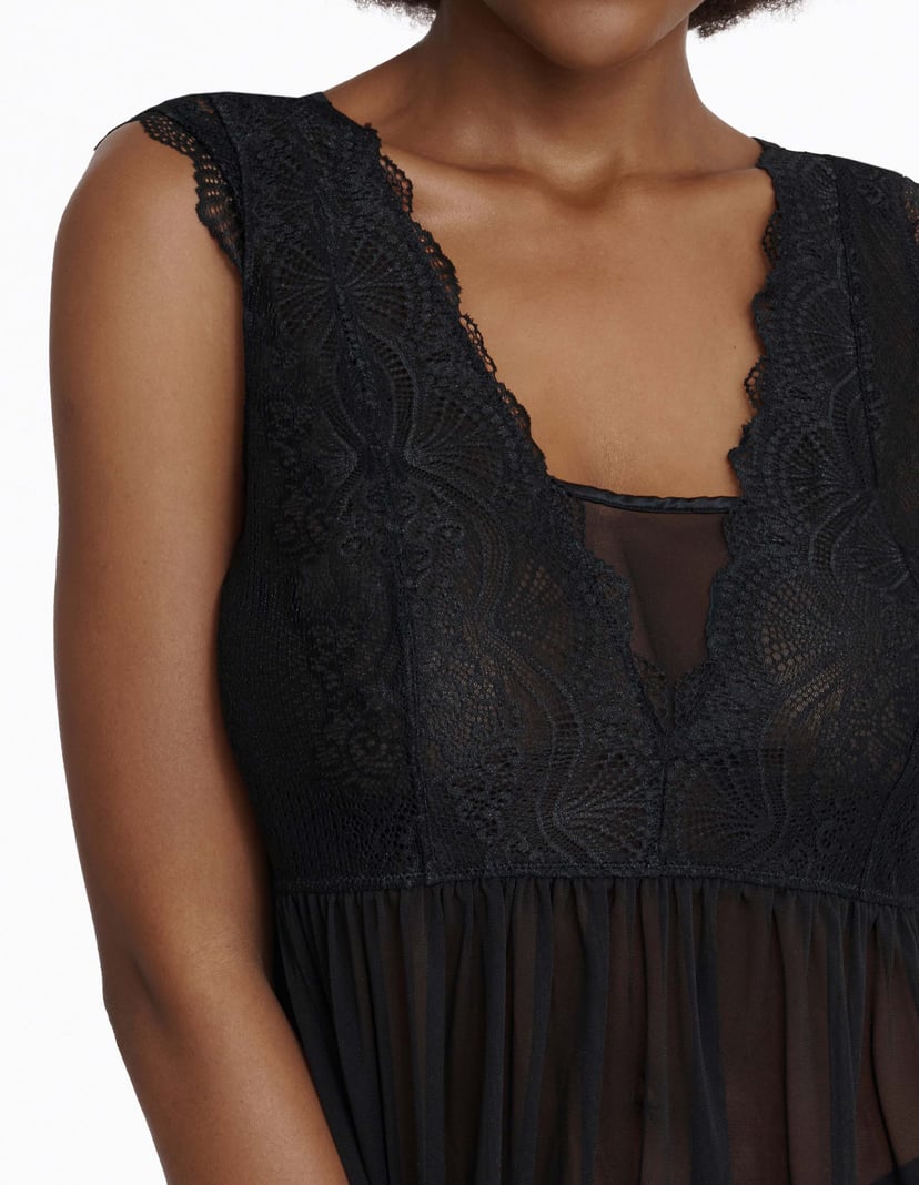 Nightdress Heidi black and gold 3