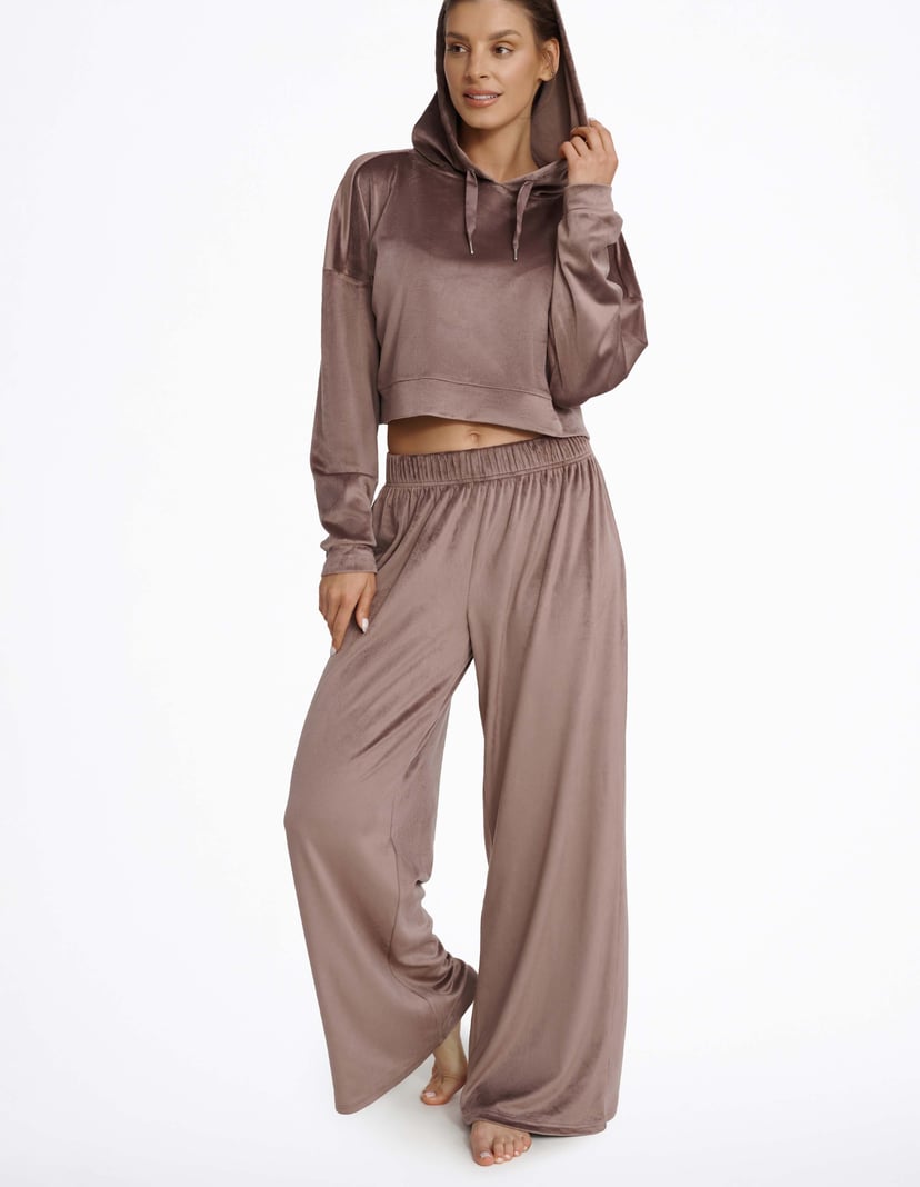 Komplet damski Muscari brązowy 1