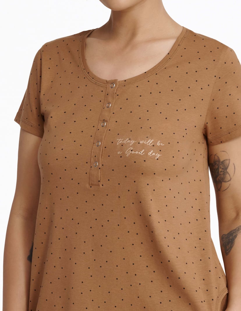 Nightdress Morning brown 4
