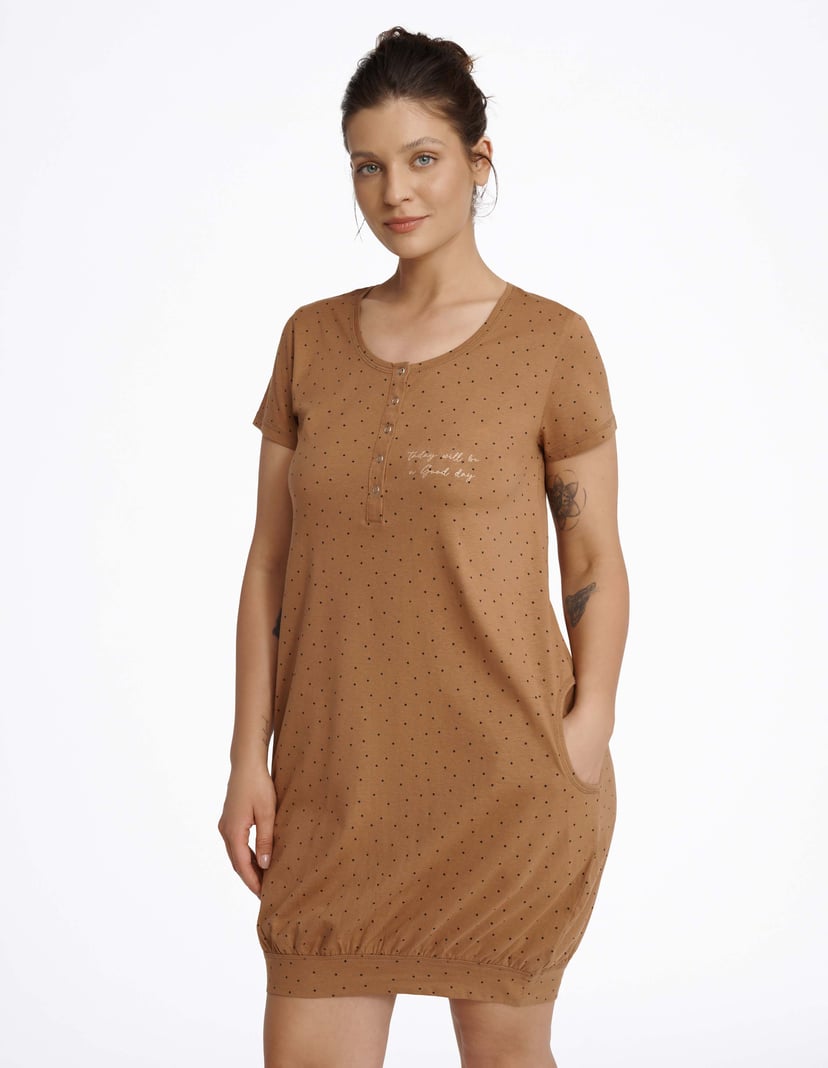 Nightdress Morning brown 6