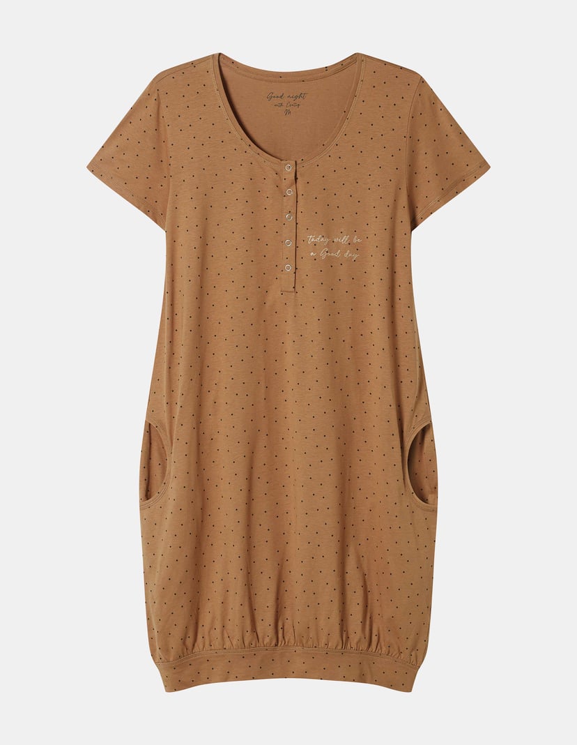Nightdress Morning brown 7