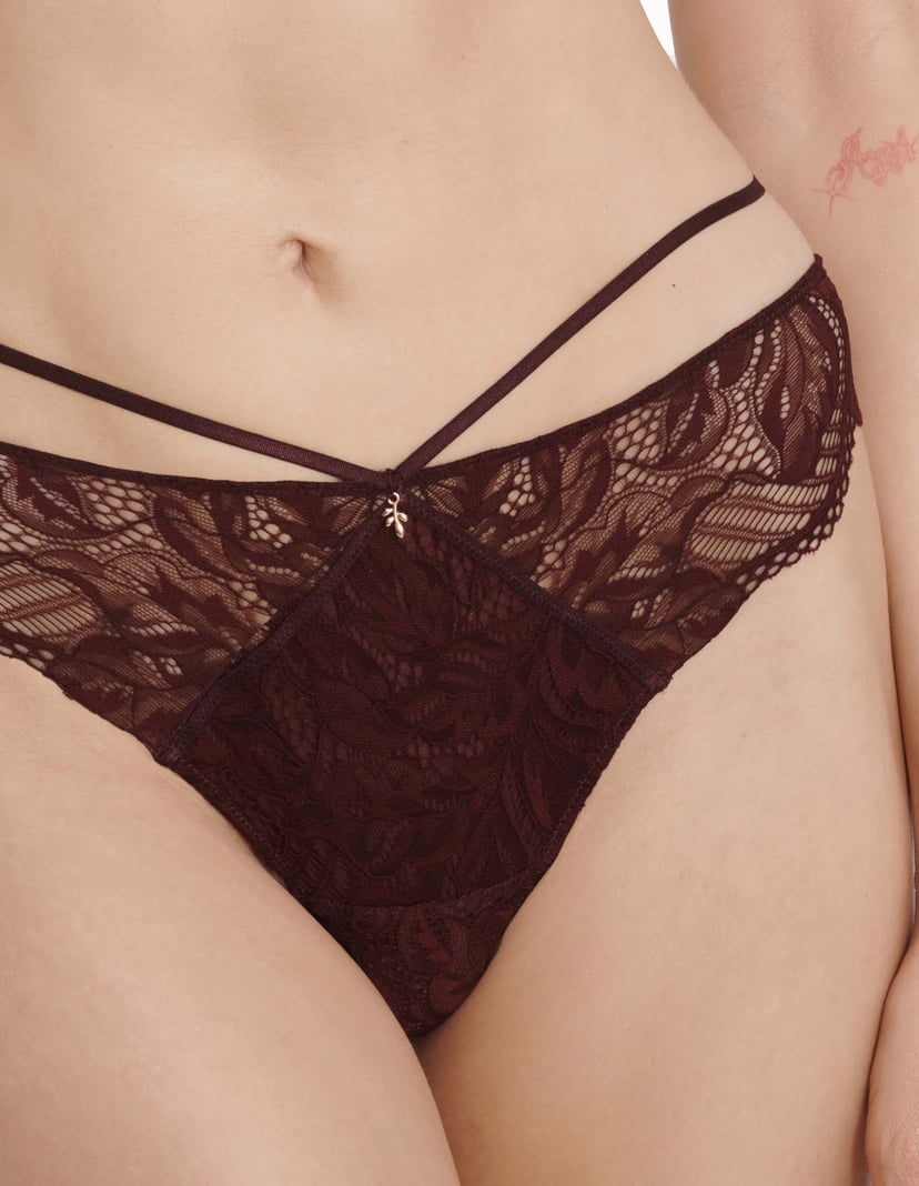 Thongs Insoley maroon 3