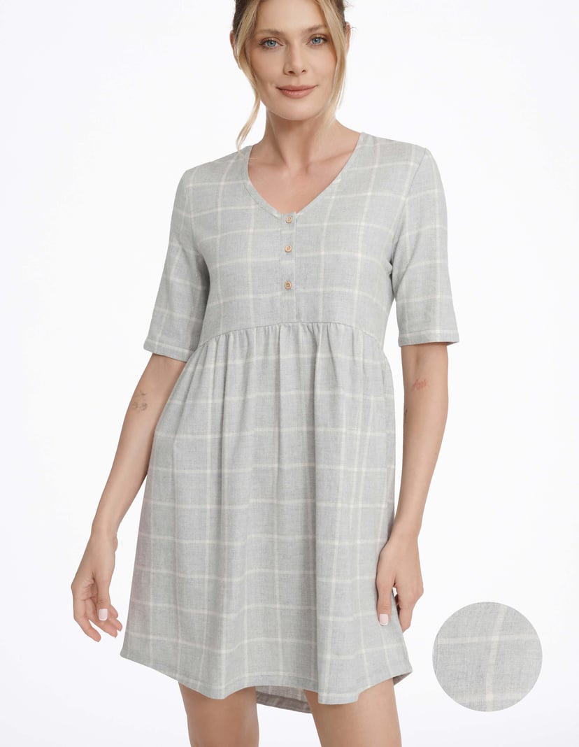 Nightdress Magically light-grey 1