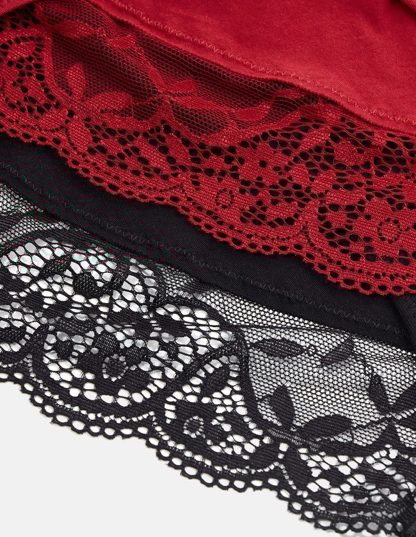 Majtki z wysokim stanem Patri (Dwupak) multi 5