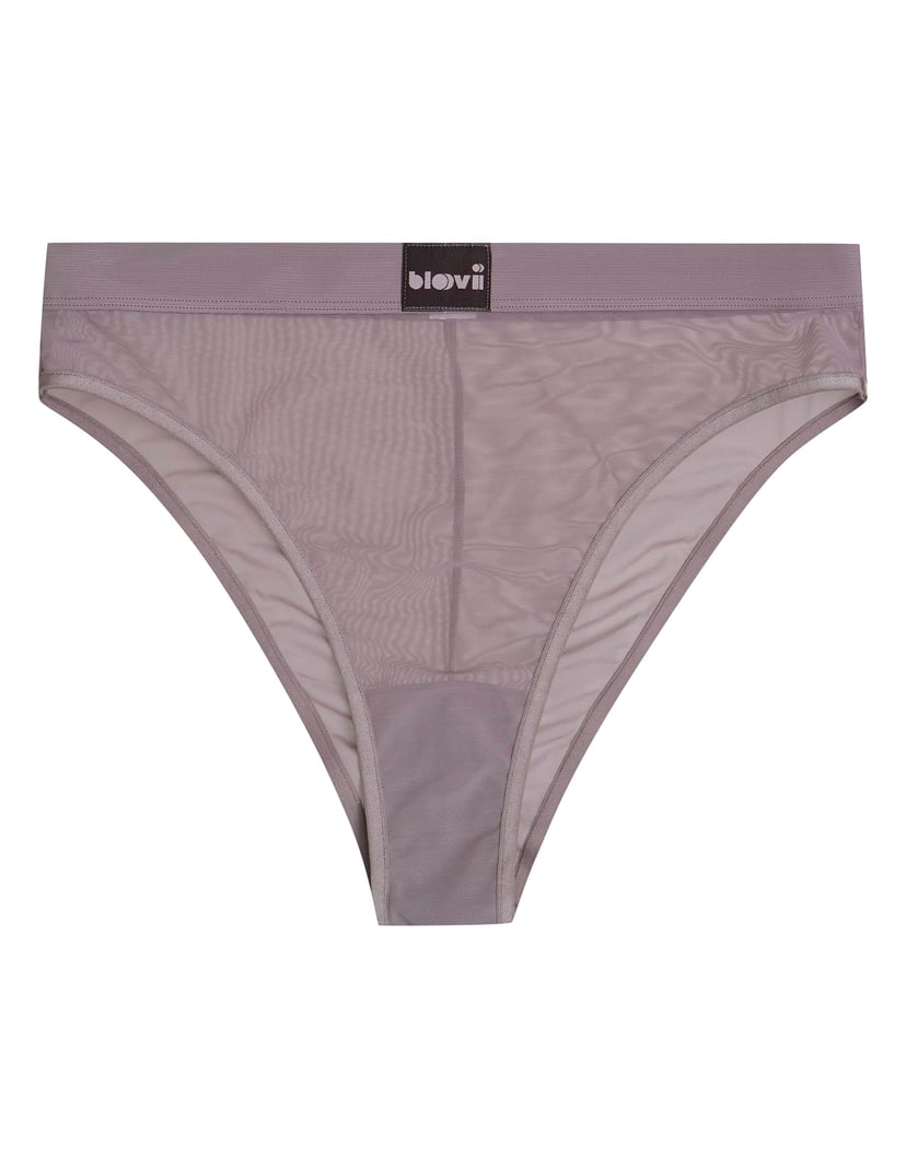 Majtki z wysokim stanem Bloovii Oui brązowy 4