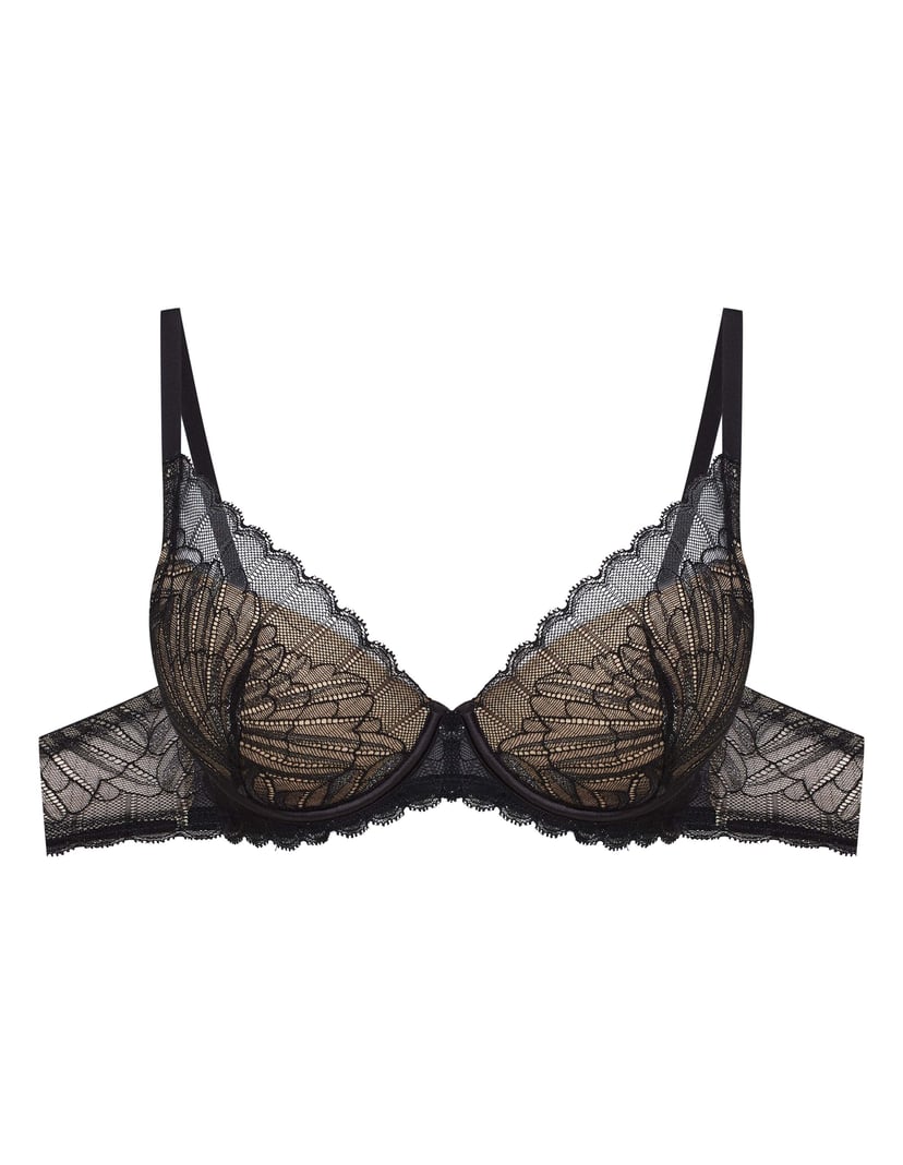 Push-up bra Oprah black and gold 6