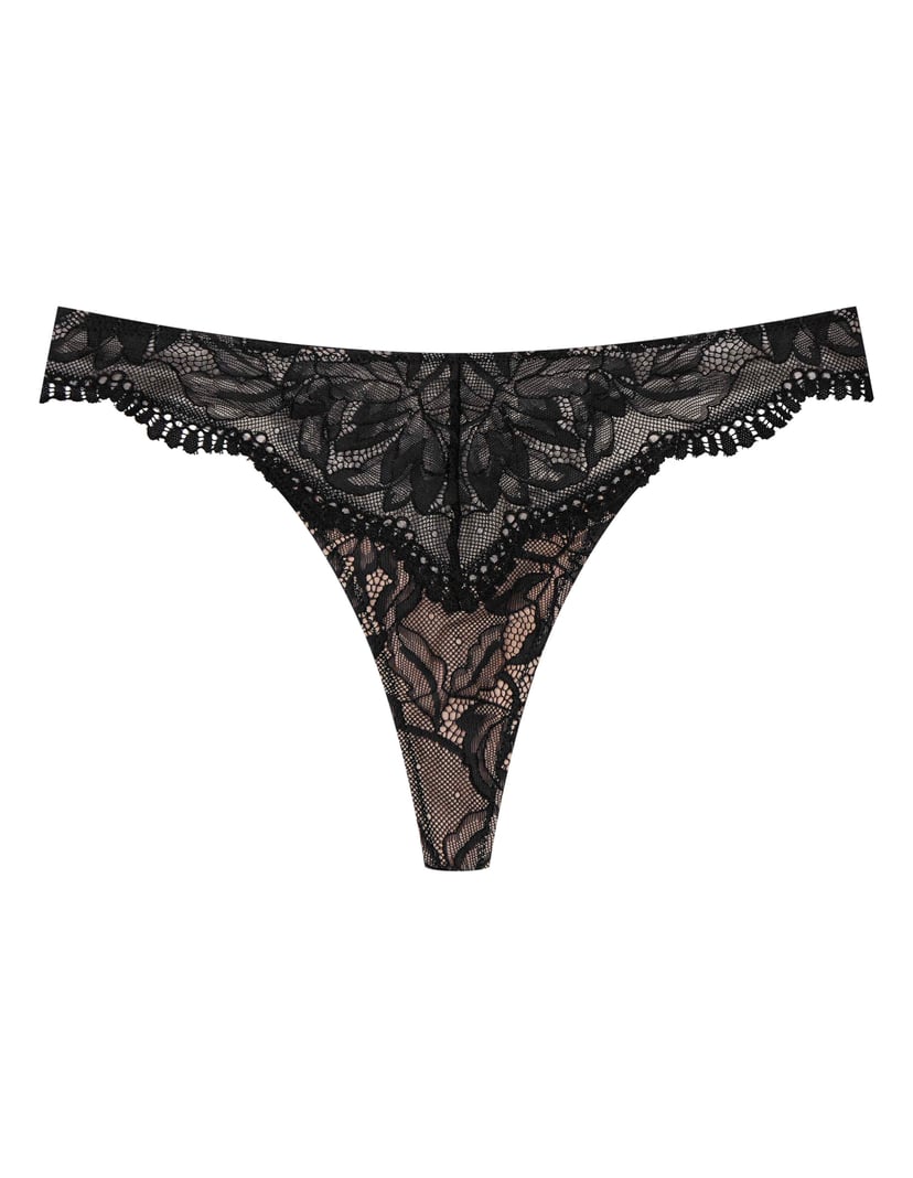 Thongs Outline Black 5