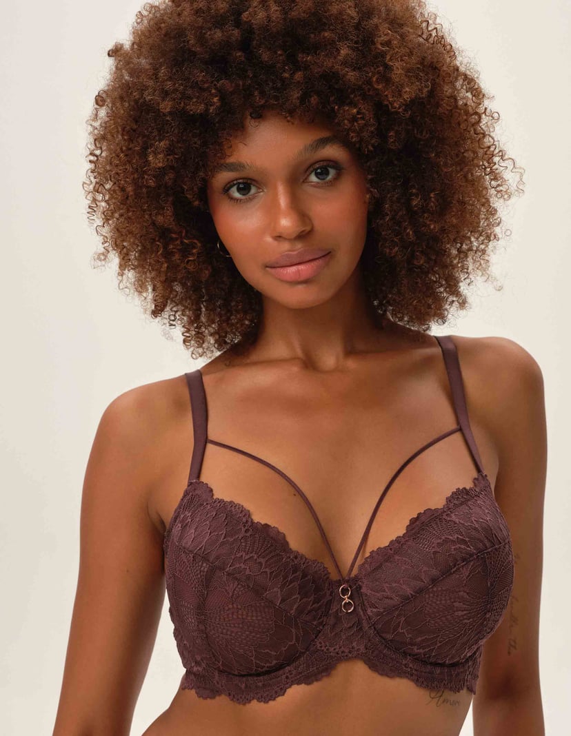 Soft bra Olive brown 2