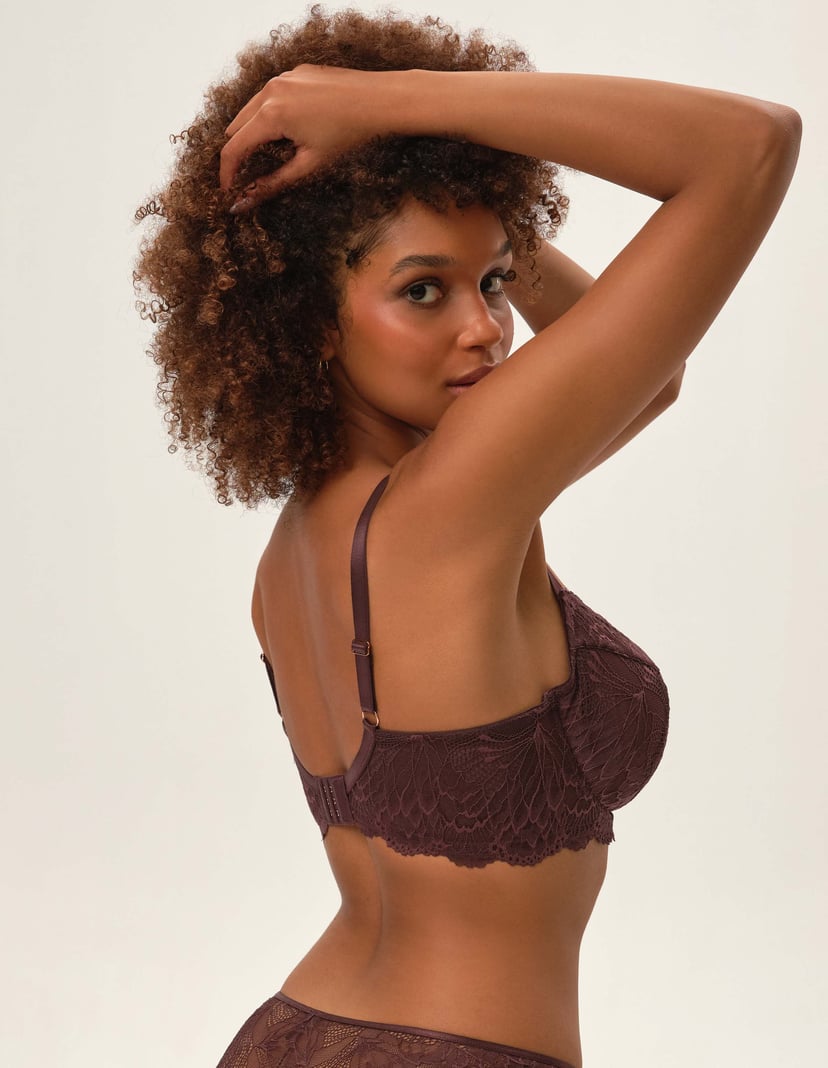 Soft bra Olive brown 3