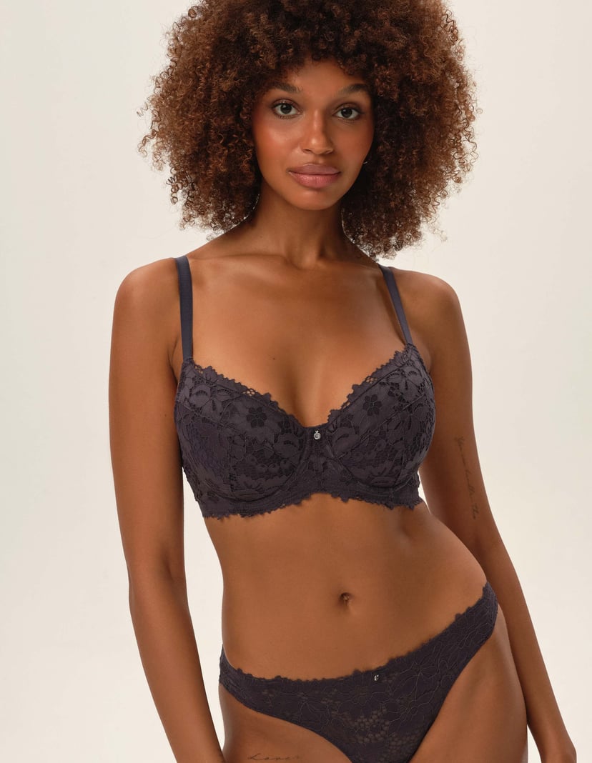 Biustonosz usztywniany Lollipop Grey 1