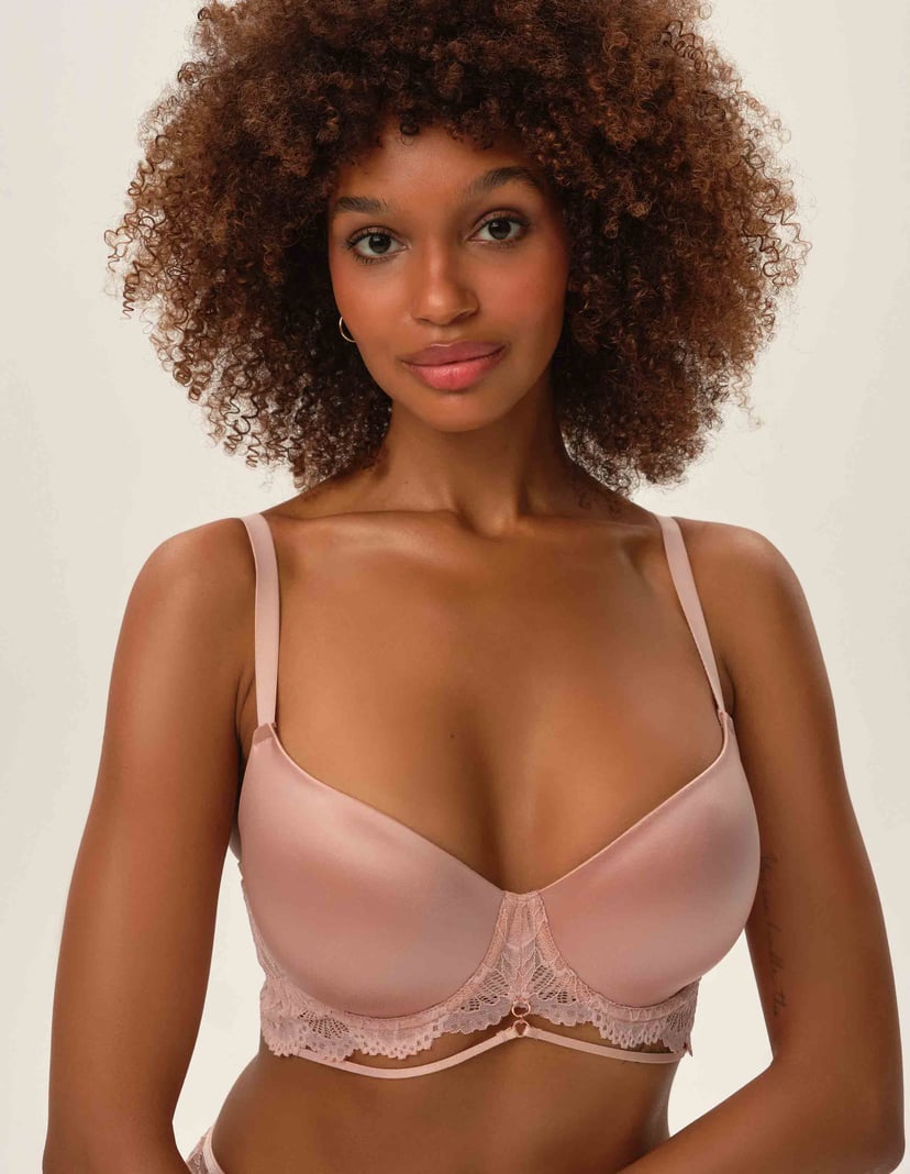 Padded bra Olive Beige 2