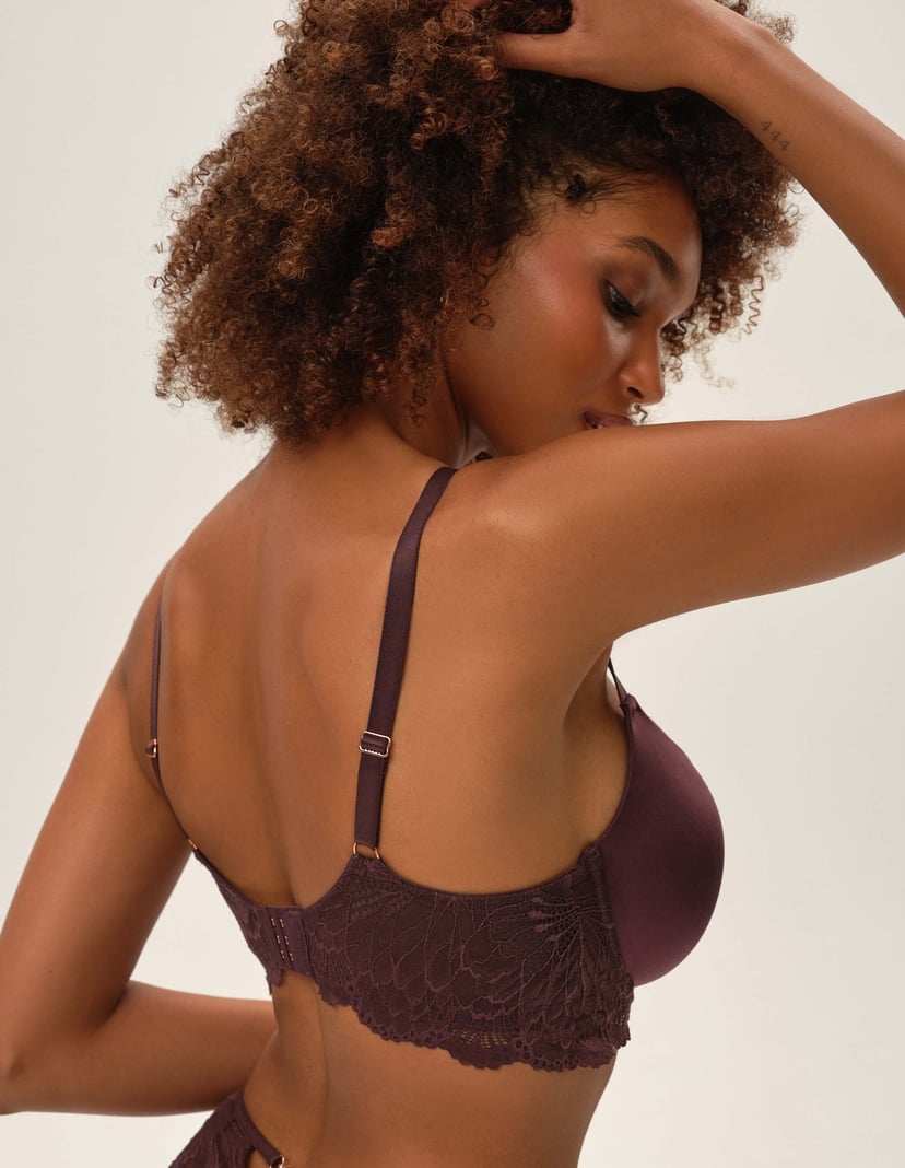 Padded bra Olive brown 3