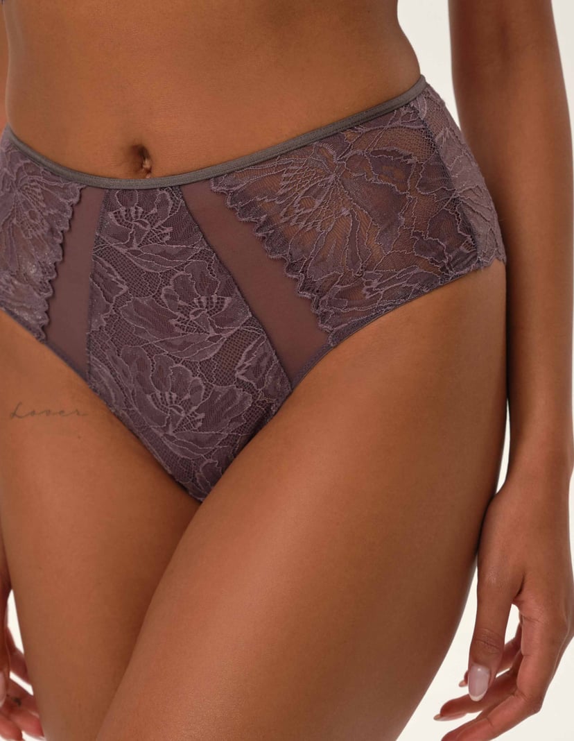 High-waisted panties Idylla Grey 2