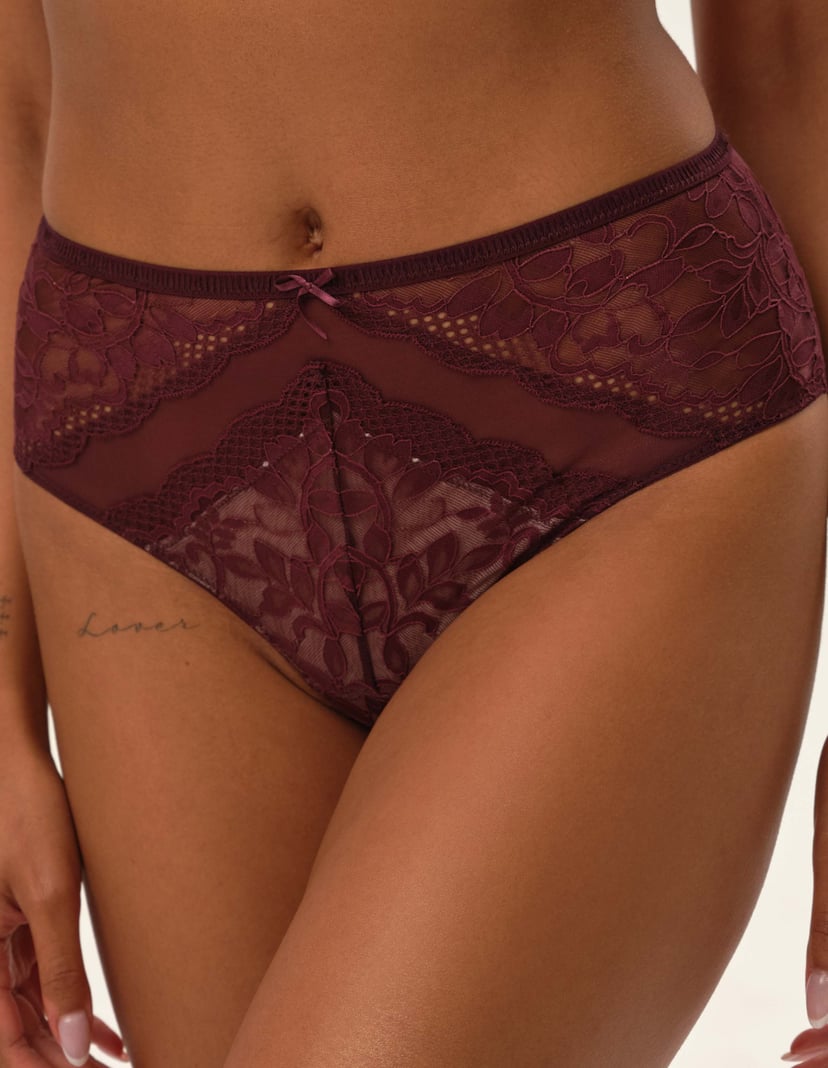 High-waisted panties Klara maroon 2