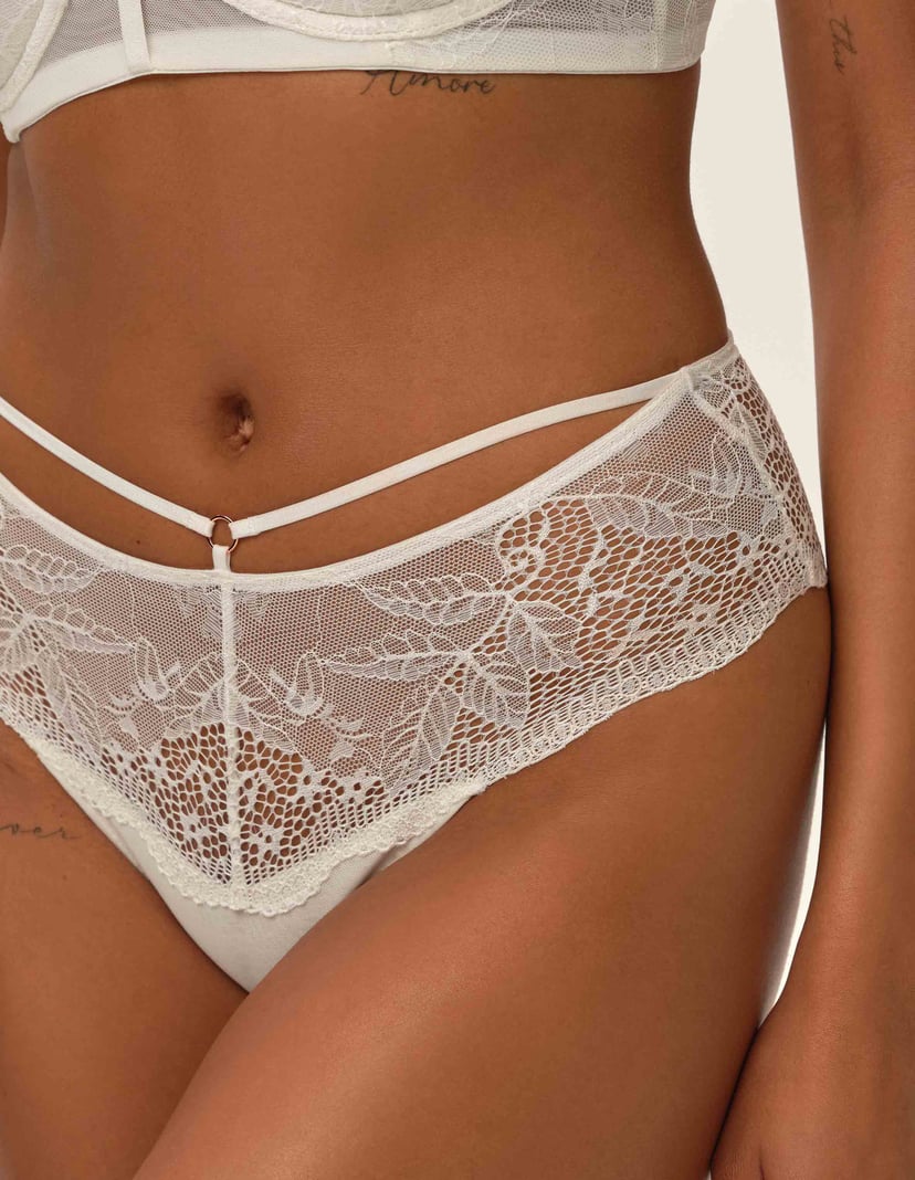 High-waisted panties Tarot cream 2