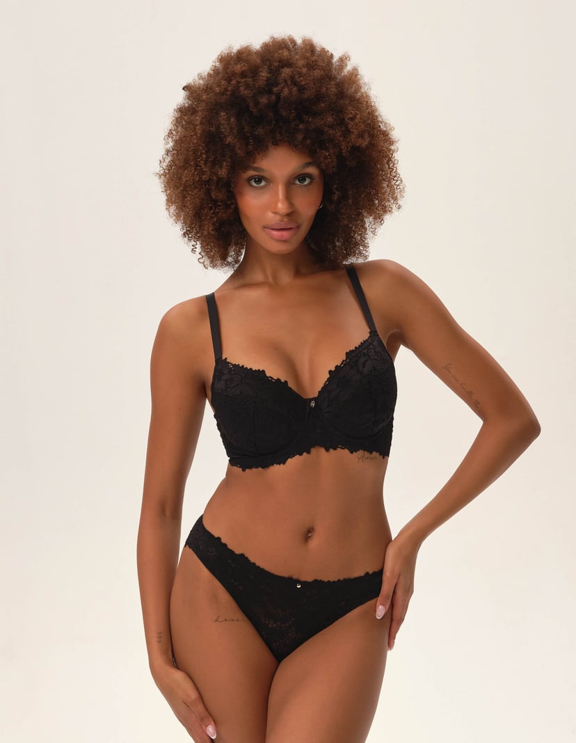 Padded bra Lollipop Black 1