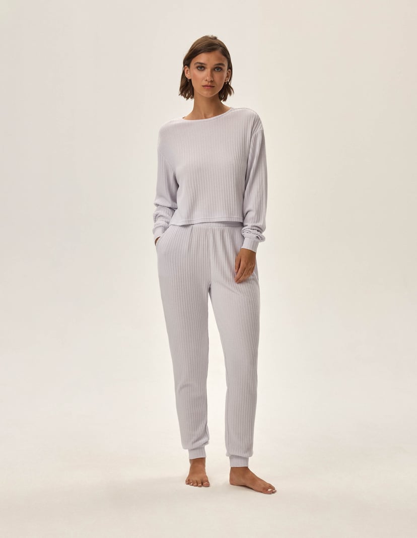 Ladies set Clytia light-grey 2