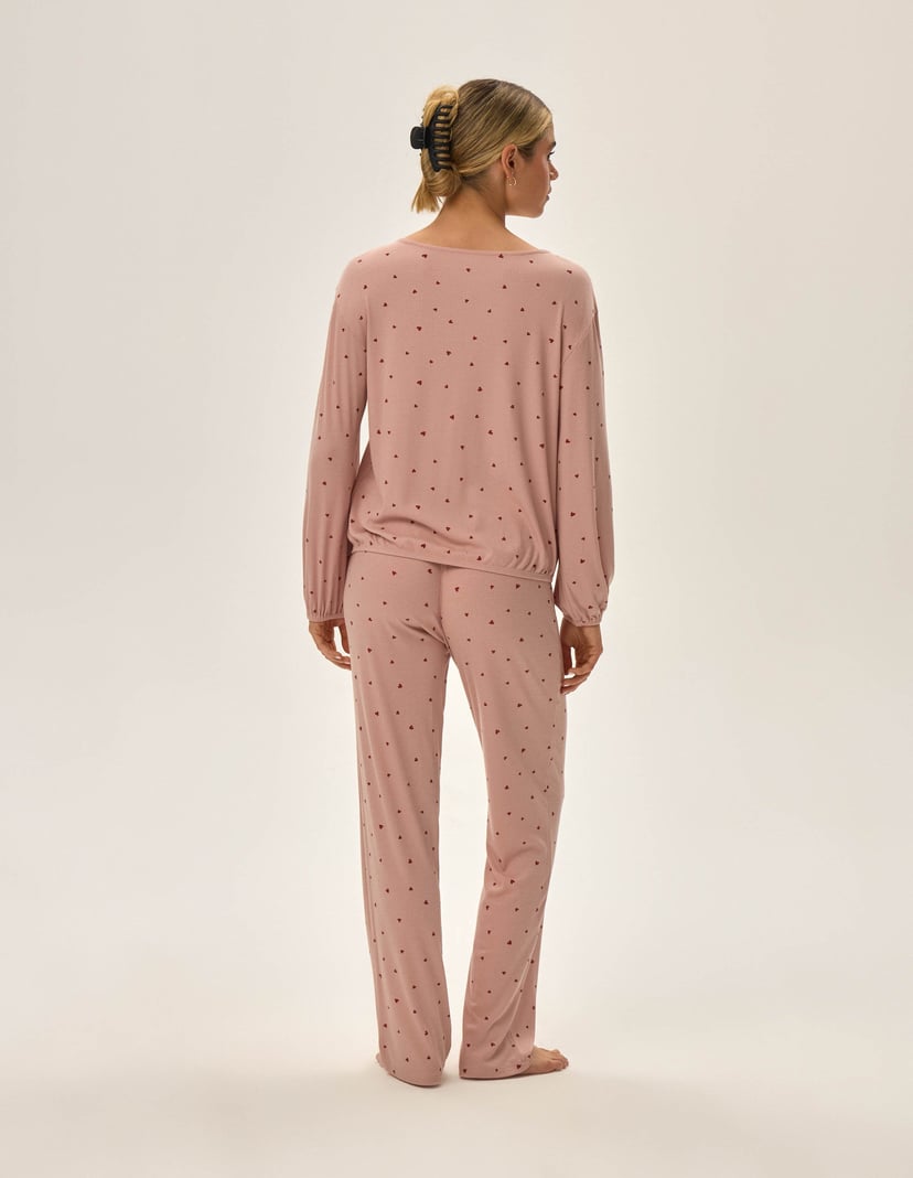 Ladies set Janna pink 4